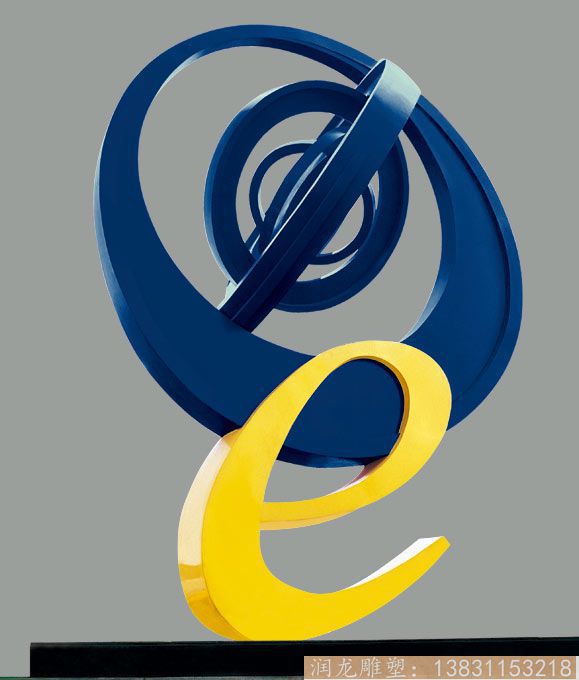 企业logo雕塑，公司标志雕塑
